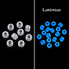 Transparent & Luminous Plastic Beads KY-T025-01-H09-1