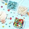 100Pcs 6 Styles Synthetic Turquoise Beads Sets TURQ-FS0001-05-9
