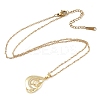 201 Stainless Steel Cable Chain Necklaces NJEW-P309-13G-2