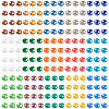 450Pcs 15 Colors Electroplate Glass Beads EGLA-TA0001-93-2