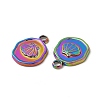 Ion Plating(IP) 304 Stainless Steel Pendants STAS-A070-43MC-2