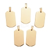 304 Stainless Steel Big Pendants STAS-I140-19F-G-3