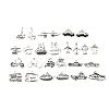 52Pcs 13 Style Tibetan Style Alloy Pendants TIBEP-FP0001-10-3