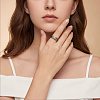 Brass Enamel Cuff Open Rings for Women WGD330E-01-4
