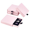 Cardboard Jewelry Set Drawer Boxes CON-WH0099-76D-1