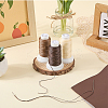 3 Rolls 3 3 Colors Flat Waxed Polyester Cord OCOR-CL0001-12A-4