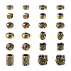 48Pcs 12 Style Tibetan Style Brass Beads KK-KS0001-23-2