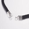 Nylon Twisted Cord Bracelet Making X-MAK-F019-04P-2