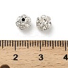 6mm Brass Rhinestone Beads X1-KK-S519-01A-02S-3