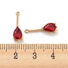 Brass with Cubic Zirconia Pendants LS-KK-Z035-01C-3