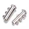 304 Stainless Steel Slide Lock Clasps STAS-P100-23P-3