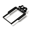 Alloy Open Back Bezel Pendants PALLOY-I223-10EB-2