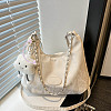 4Pcs 4 Colors Transparent Acrylic Beaded Purse Chain Strap Extenders HJEW-GO00104-5