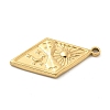 304 Stainless Steel Pendants STAS-I322-10G-2