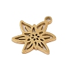 304 Stainless Steel Pendants STAS-S139-06G-01-2