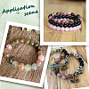 2 Strands Chakra Theme Natural Red Rainbow Jasper & Yellow Aventurine & Tiger Eye & Green Aventurine & Blue Spot Stone & Lapis Lazuli & Amethyst Beads Strands G-SP0001-23-6