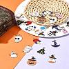 26Pcs 13 Styles Halloween Theme Alloy Enamel Pendants ENAM-FS0002-08-10