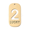 304 Stainless Steel Pendants STAS-D200-02C-G-1