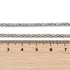 Tarnish Resistant 304 Stainless Steel Popcorn Chain Necklaces NJEW-J032-22P-2