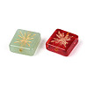Baking Paint Transparent Glass Beads X-DGLA-N018-13-2