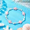 Summer Beach Turtle Anklets AJEW-AN00674-1