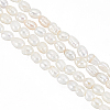 2 Strands Natural Cultured Freshwater Pearl Beads Strands PEAR-HY0001-08-1