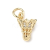 Brass Micro Pave Cubic Zirconia Pendants LS-ZIRC-I356-37G-1