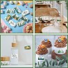 Leaf Paper Self Adhesive Mini Candy Bar Wrappers DIY-WH0604-018-6