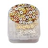 Flat Round Brass Spacer Beads KK-CW0001-01-2