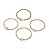 Brass Curb Chain Bracelets BJEW-JB05507-1