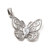 Brass Micro Pave Cubic Zirconia Pendants ZIRC-P114-03P-1