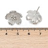 Brass Stud Earring Findings KK-Z099-05P-03-3