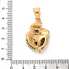 316L Stainless Steel Tibetan Style Rhinestone Pendants STAS-D096-01D-AG-3