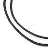 Retro Glass & Porcelain & Alloy Adjustable Nylon Cord Y Necklaces for Women NJEW-JN05360-03-5