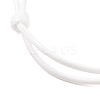 Natural Lava Rock Beaded Cord Bracelet BJEW-JB07681-01-5