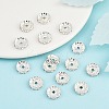 Brass Rhinestone Spacer Beads RB-A014-Z12mm-01S-5