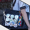 Acrylic Star Charm Iron Chain Bag Decorative Chains HJEW-OC00301-4