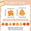 20Pcs 10 Styles Opaque Resin Imitation Food Pendants CRES-YW0002-26-2