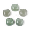 Natural Green Aventurine Cat Head Shape Beads G-T144-05G-1