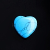 Synthetic Turquoise Love Heart Stone PW-WG32553-03-1