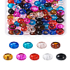 Craftdady 88pcs 8 colors Glass European Beads GLAA-CD0001-10-20