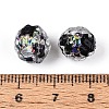 Handmade Foil Glass Beads FOIL-N029-10A-4