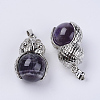 Natural & Synthetic Mixed Stone Pendants G-P350-A-3