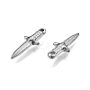 Non-Tarnish 304 Stainless Steel Pendants LS-STAS-N099-38-3