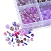 DIY Glass Round Beads & Seed Beads Jewelry Making Finding Kits DIY-FS0005-95-4