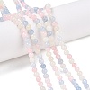 Dyed Natural White Jade Beads Strands G-T140-4mm-A03-2