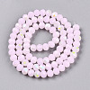 Electroplate Glass Beads Strands EGLA-A044-J6mm-L02-4