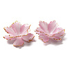 Golden Edge Flower Bead Cap X-SACR-C002-33-3