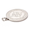 Non-Tarnish 304 Stainless Steel Pendants STAS-P321-03P-2