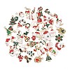 Christmas Alloy Enamel Pendants ENAM-G234-01K-2